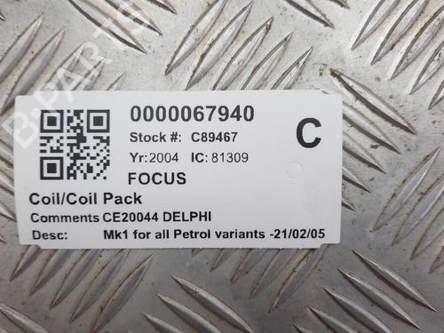 Ignition coil FORD FOCUS C-MAX (DM2) 1.6 | BP29647447M94