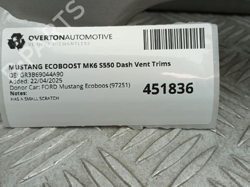 Air vent FORD AUSTRALIA MUSTANG Coupe (FM, FN) 2.3 EcoBoost | BP29677727I21 