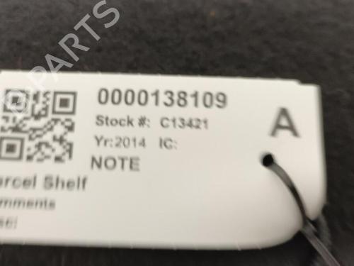 Rear parcel shelf NISSAN NOTE (E12) 1.5 dCi | BP29649021C85