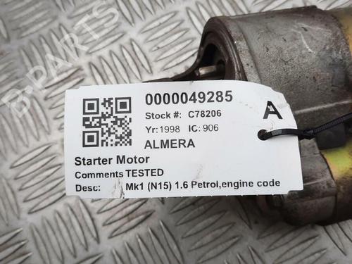Starter NISSAN ALMERA I Hatchback (N15) 1.6 | BP29646867M8 