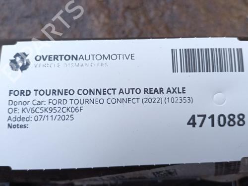 Rear axle FORD TOURNEO CONNECT / GRAND TOURNEO CONNECT V408 MPV 1.5 EcoBlue | BP30189788M2