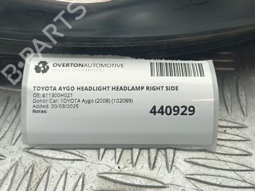 Faro derecho TOYOTA AYGO (_B1_) 1.0 (KGB10_, KGB10R) | BP29672650C29 