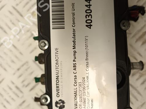 Otra VAUXHALL CORSA Mk II (C) (X01) 1.0 12V (F08, F68) | BP29661533O1 