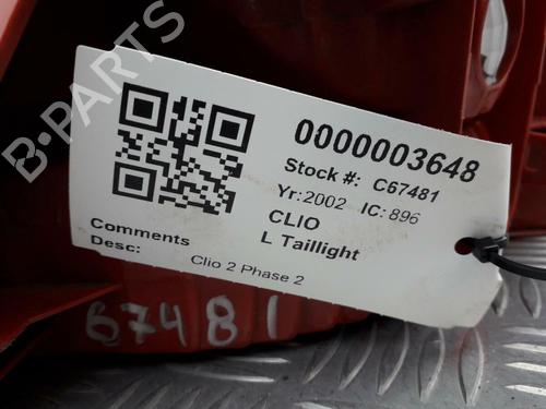 Venstre Baklys RENAULT CLIO II (BB_, CB_) 1.5 dCi (B/CB08) | BP29645423C34 