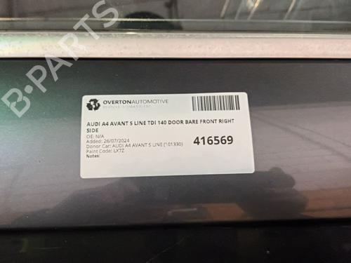 Right front door AUDI A4 B6 (8E2) 1.8 T | BP29664327C3