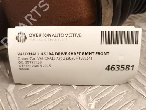 Right front driveshaft VAUXHALL ASTRA Mk VII (K) (B16) 1.0 | BP29683161M39 