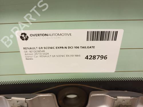 Tailgate RENAULT GRAND SCÉNIC III (JZ0/1_) 1.5 dCi (JZ0B, JZ07) | BP29667493C6 