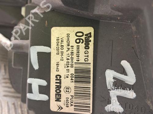 Left headlight CITROËN C1 (PM_, PN_) 1.0 | BP31962908C28  - Image 5