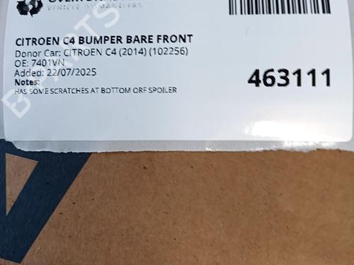 Front bumper CITROËN C4 II (NC_) 1.6 HDi 115 | BP29682892C7