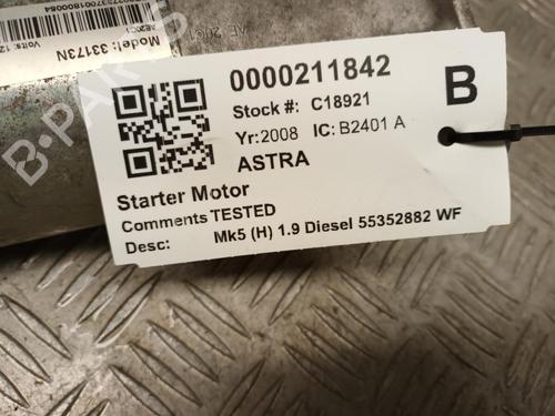 Startmotor VAUXHALL ASTRA Mk V (H) (A04) 1.9 CDTI 16V (L48) | BP29650600M8 