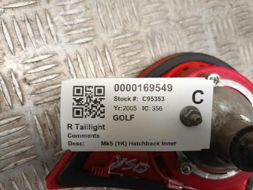 Right taillight VW GOLF V (1K1) 1.9 TDI | BP29649506C35 