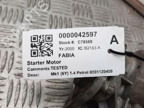 Starter SKODA FABIA I (6Y2) 1.4 | BP29646729M8