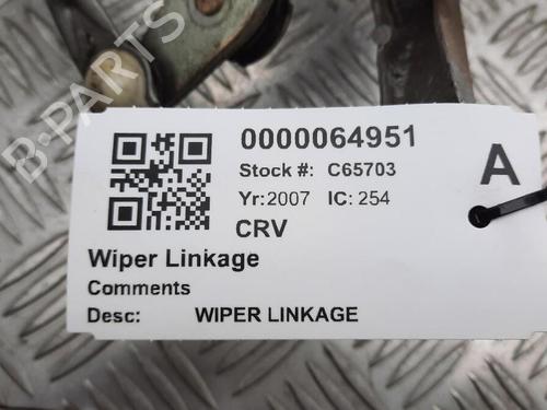 Front wipers mechanism HONDA CR-V III (RE_) 2.2 i-CTDi 4WD (RE6) | BP29647328C83