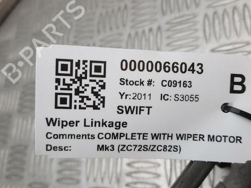 Vindrute Vindusviskermekanisme SUZUKI SWIFT IV (FZ, NZ) 1.2 (AZG412, ZC72S) | BP29647381C83