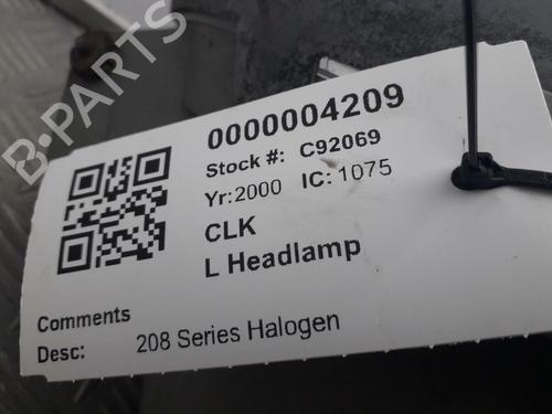 Left headlight MERCEDES-BENZ CLK (C208) CLK 230 Kompressor (208.347) | BP29645450C28