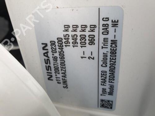 Left rear brake caliper NISSAN LEAF (ZE0) Electric | BP29648933M107 