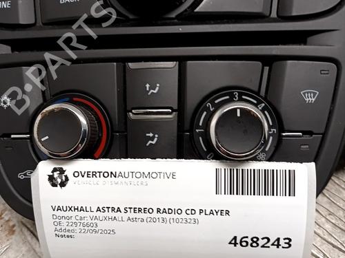 Radio VAUXHALL ASTRA Mk VI (J) Estate (P10) 1.4 | BP29686086E6 