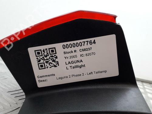 Venstre baglygte RENAULT LAGUNA II (BG0/1_) 2.0 16V (BG00, BG0K, BG0P, BG0W) | BP29645717C34 