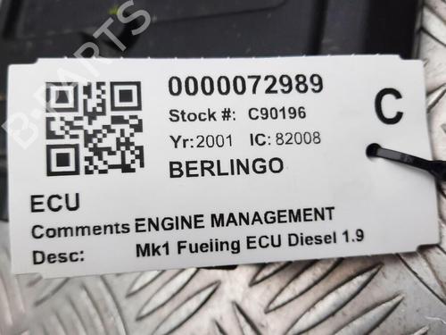 Motorstyringsenhet CITROËN BERLINGO / BERLINGO FIRST Box Body/MPV (M_) 1.9 D 70 (MBWJZ, MCWJZ) | BP29647625M57 