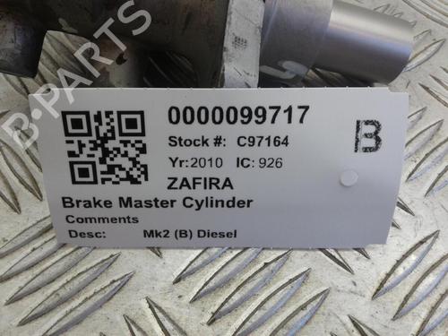 Hauptbremszylinder VAUXHALL ZAFIRA Mk II (B) (A05) 1.7 CDTI | BP29648137M77 