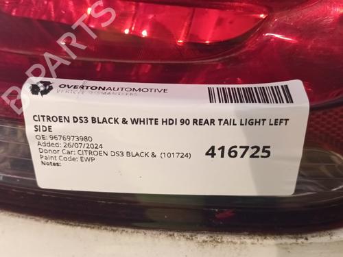 Left taillight CITROËN DS3 (SA_) 1.6 VTi 120 | BP29664416C34