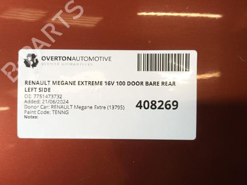 Left rear door RENAULT MEGANE II (BM0/1_, CM0/1_) 1.4 16V (BM0B, CM0B) | BP29662523C4 