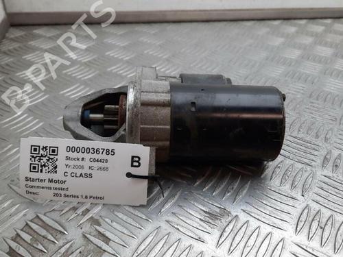 Used Starter MERCEDES-BENZ C-CLASS (W203) C 180 Kompressor (203.046) (143 hp) 29646519