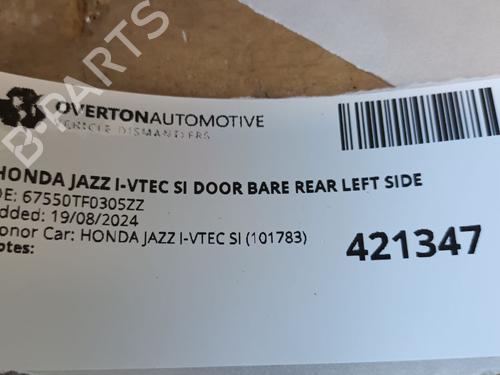 Left rear door HONDA JAZZ III (GE_, GG_, GP_, ZA_) 1.2 (GG1) | BP29665726C4