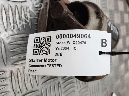 Démarreur PEUGEOT 206 Hatchback (2A/C) 1.4 16V | BP29646858M8 