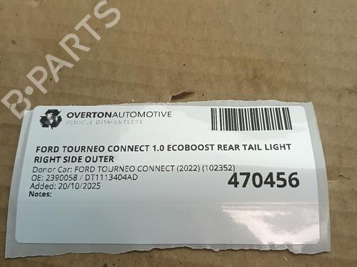 Right taillight FORD TOURNEO CONNECT / GRAND TOURNEO CONNECT V408 MPV 1.0 EcoBoost | BP29740723C35