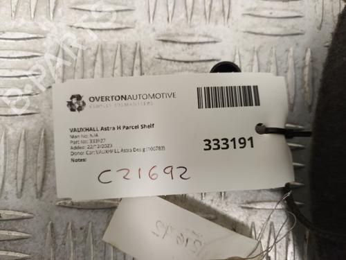 Rear parcel shelf VAUXHALL ASTRA Mk V (H) Estate (A04) 1.9 CDTi 16V (L35) | BP30117978C85 