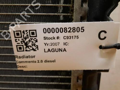Water radiator RENAULT LAGUNA II Grandtour (KG0/1_) 2.0 dCi (KG1S) | BP29647868M31 