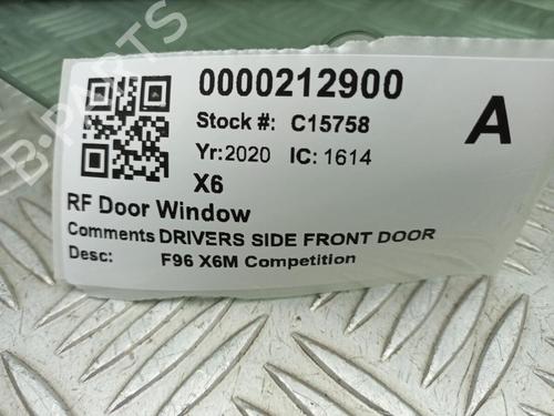 Front right door window BMW X6 (G06, F96) xDrive M 50 d | BP29650625C19 