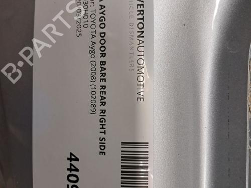 Dør højre bagtil TOYOTA AYGO (_B1_) 1.0 (KGB10_, KGB10R) | BP29672654C5 