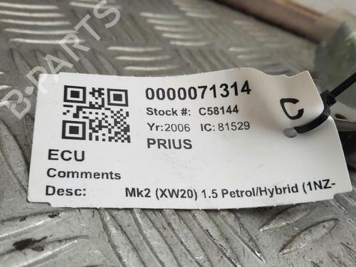 Computer motormanagement TOYOTA PRIUS Liftback (_W2_) 1.5 Hybrid (NHW20_, NHW20R) | BP29647556M57 