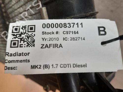 Køler VAUXHALL ZAFIRA Mk II (B) (A05) 1.7 CDTI | BP29647897M31