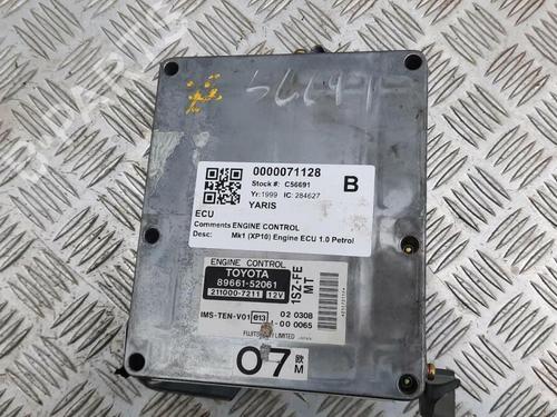Used Engine control unit (ECU) TOYOTA YARIS (_P1_) 1.0 (SCP10_, SCP10R) (68 hp) 29647549