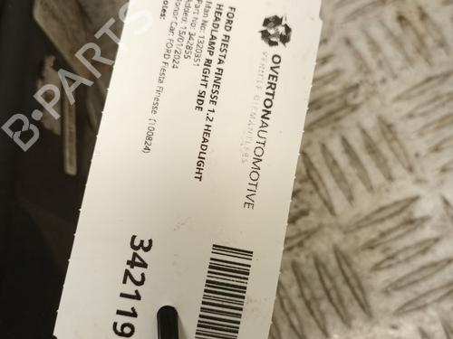 Right headlight FORD FIESTA V (JH_, JD_) 1.25 16V | BP29656479C29 