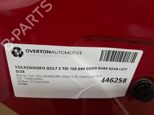 Left rear door VW GOLF V Variant (1K5) 1.9 TDI | BP29674637C4