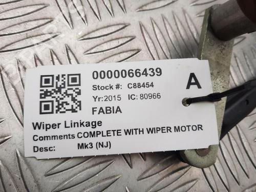 Front wipers mechanism SKODA FABIA III (NJ3) 1.2 TSI | BP29647395C83
