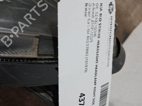 Right headlight KIA RIO II (JB) 1.4 16V | BP29670713C29