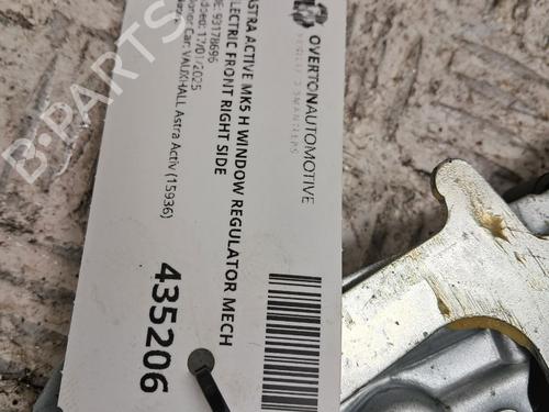 Front right window mechanism VAUXHALL ASTRA Mk V (H) (A04) 1.4 (L48) | BP29669967C23 