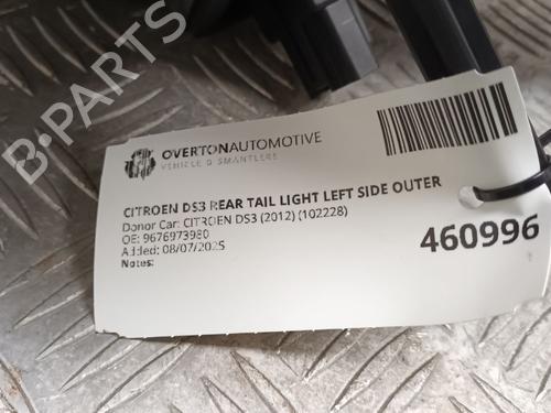 Left taillight CITROËN DS3 (SA_) 1.6 VTi 120 | BP29681495C34 