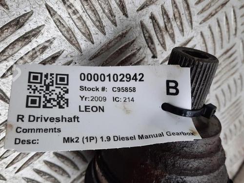 Right front driveshaft SEAT LEON (1P1) 1.9 TDI | BP29648214M39