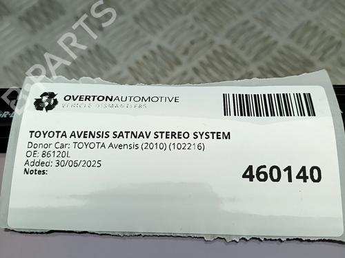 Sistema audio TOYOTA AVENSIS Saloon (_T27_) 1.8 VVT-i (ZRT271_, ZRT271R) | BP30825526E6 