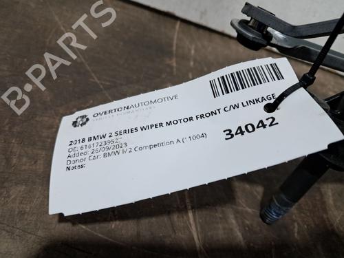 Front wiper motor BMW 2 Coupe (F22, F87) M2 Competition | BP29646462M29