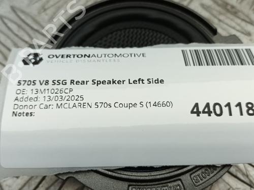 Speaker MCLAREN 570S 3.8 | BP29672171E2 