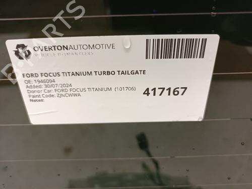 Tailgate FORD FOCUS III 1.0 EcoBoost | BP29664551C6 
