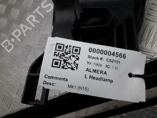 Left headlight NISSAN ALMERA I Hatchback (N15) 1.6 | BP29645468C28 