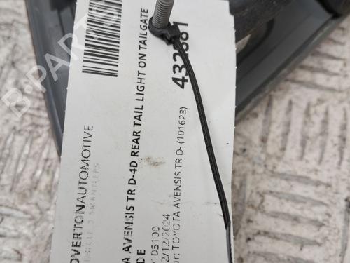 Left taillight TOYOTA AVENSIS Saloon (_T27_) 2.0 D-4D (ADT270_, ADT270R) | BP29668998C34 
